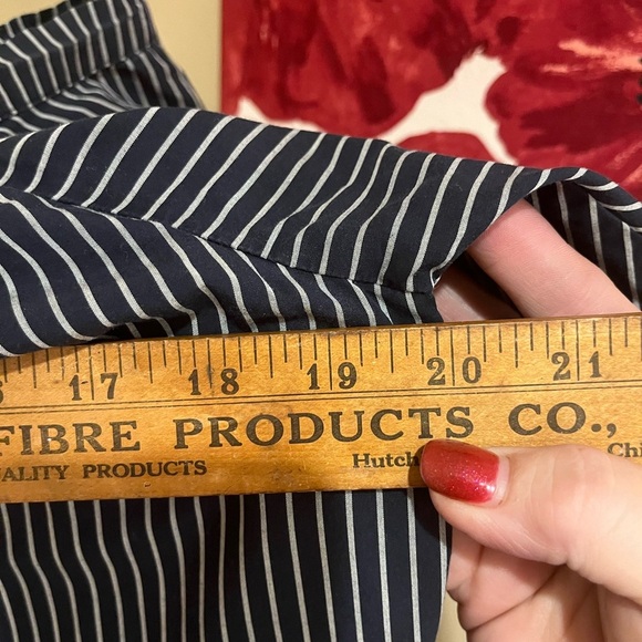 Banana Republic short sleeve off the shoulder striped dress, size M - Picture 5 of 7